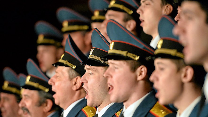 En tournée en France, les Chœurs
de l’Armée russe seront en concert le le 14 avril prochain, à Decazeville.