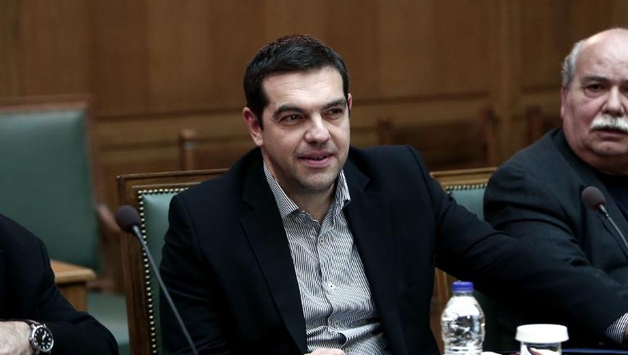 Le Premier ministre grec Alexis Tsipras à Athènes, le 29 mars 2015