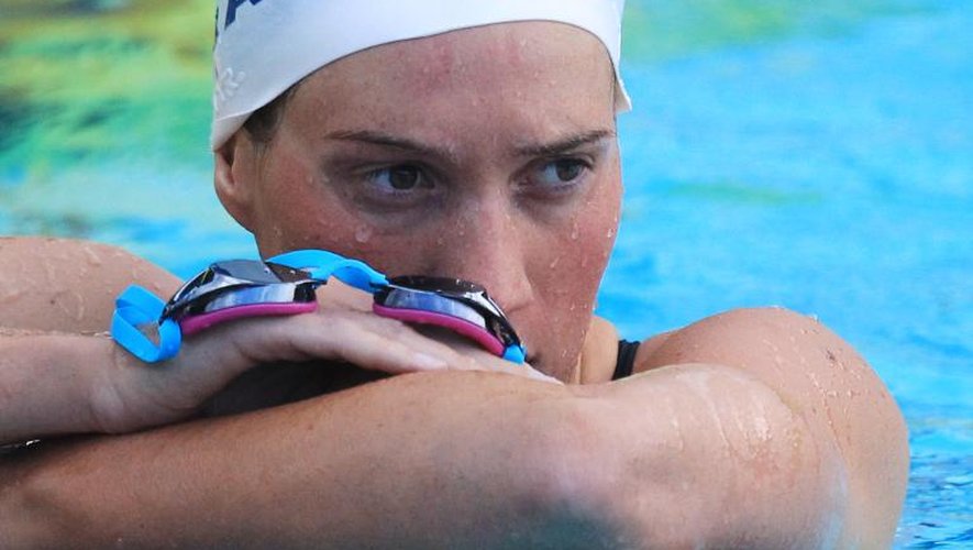 La nageuse française Camille Muffat, au  Canet-en-Roussillon, le 11 juin 2014