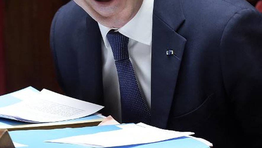 Le Premier ministre Manuel Valls à l'Assemblée nationale, le 31 mars 2015