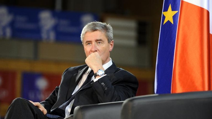 Le député UMP Philippe Briand le 15 octobre 2014 à Saint-Cyr-sur-Loire, en Indre-et-Loire