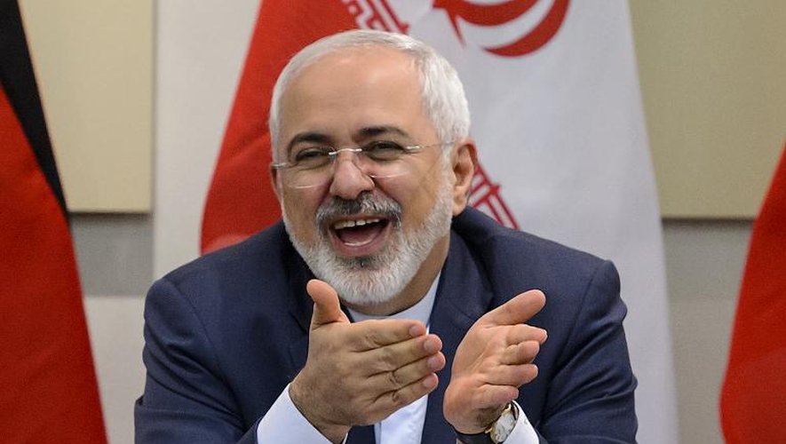 Le ministre iranien des Affaires étrangères Mohammad Javad Zarif, le 30 mars 2015 à Lausanne