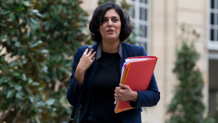 La ministre du Travail, Myriam El Khomri, le 18 février 2016 à Matignon