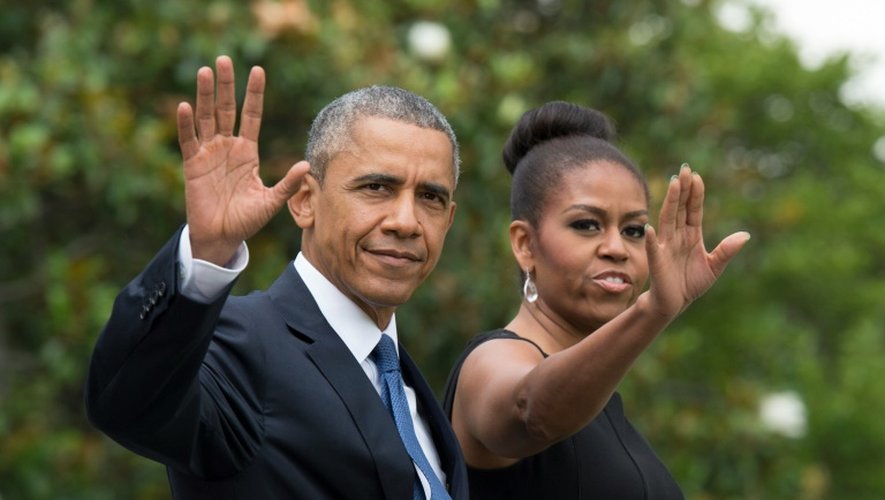Barack et Michelle Obama, à la Maison Blanche, le 26 juin 2015