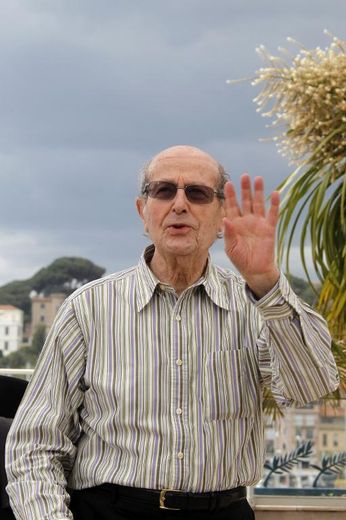 Le réalisateur portugais Manoel de Oliveira à Cannes, le 13 mai 2010 à Cannes