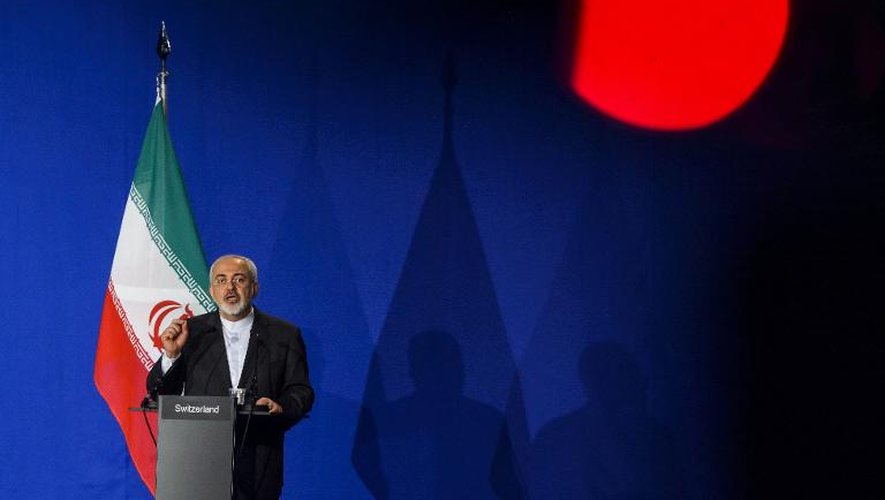 Le ministre iranien des Affaires étrangères Javad Zarif à Lausanne en Suisse, le 2 avril 2015