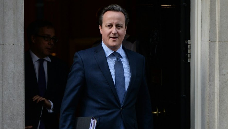 David Cameron quitte Downing Street, le 22 février 2016