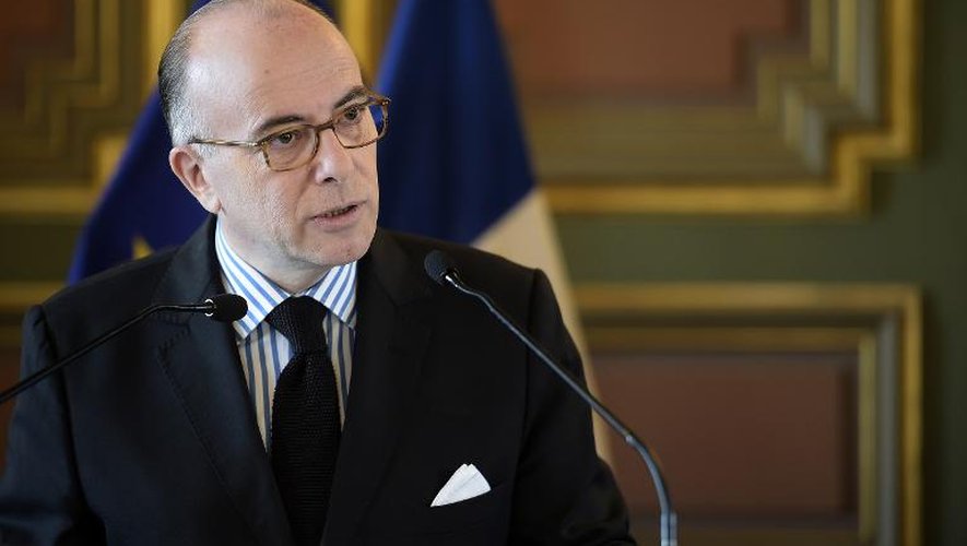 Le ministre de l'Intérieur, Bernard Cazeneuve, le 3 avril 2015 à Paris