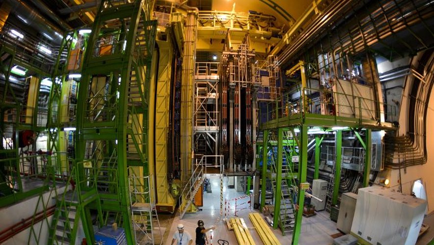 Le LHC au CERN à Meyrin, le 19 juillet 201
