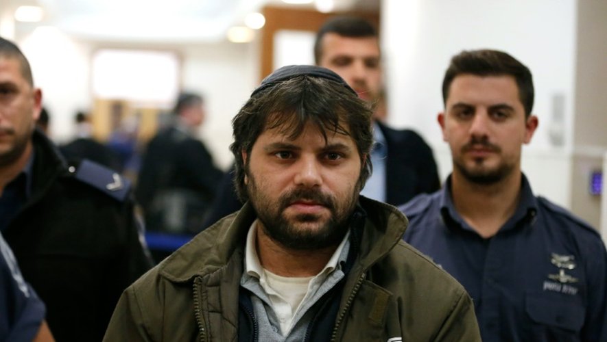 Yosef Haïm Ben-David à son arrivée au tribunal le 20 décembre 2015 à Jérusalem