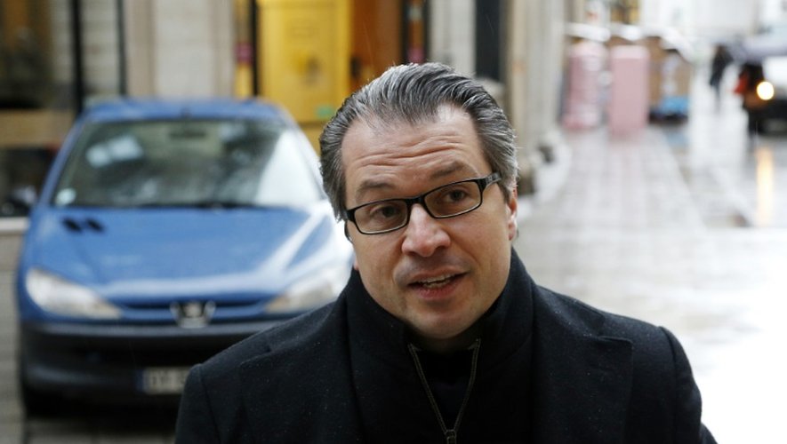Philippe Bouchez El Ghozi, l'avocat de Claude Guéant, à son arrivée le 23 février 2016 au pôle financier à Paris
