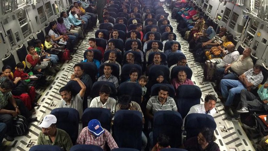 Un avion-cargo de l'Armée de l'air indienne évacue ses ressortissants du Yémen