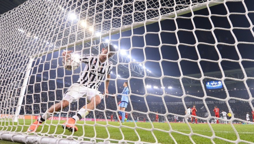 L'attaquant argentin Paulo Dybala, auteur du premier but de la Juventus face au Bayern, le 23 février 2016 au Juventus Stadium