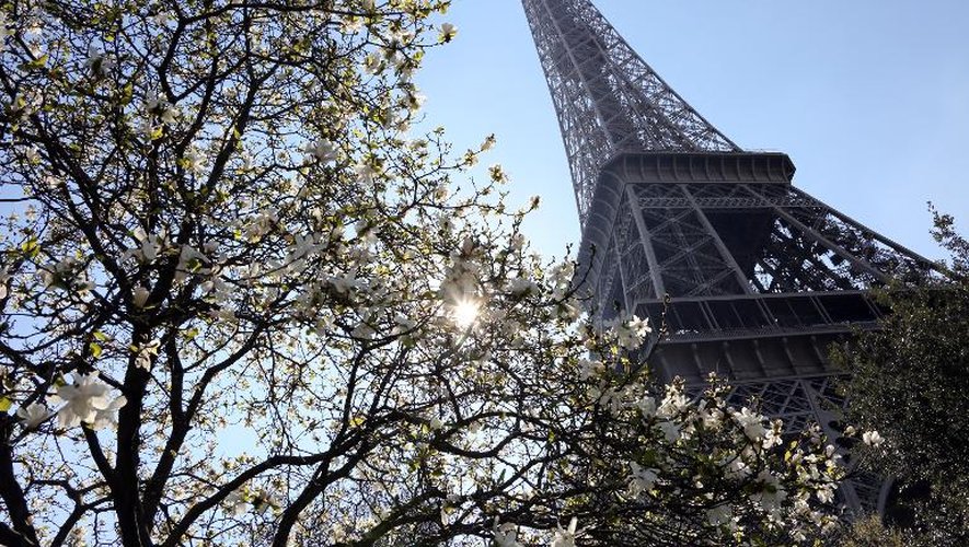 La Tour Eiffel le 6 avril 2015 à Paris