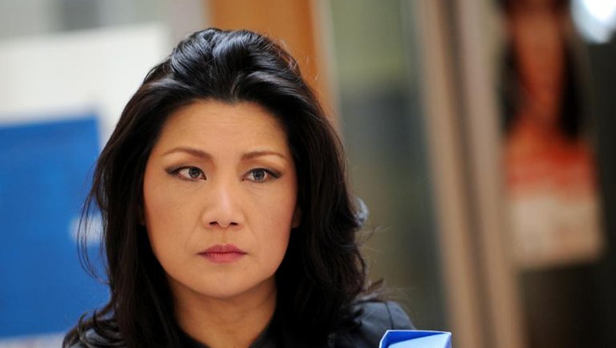 Lise Han, ancien membre du cabinet du maire de Tours, au tribunal correctionnel de Tours le 7 avril 2015