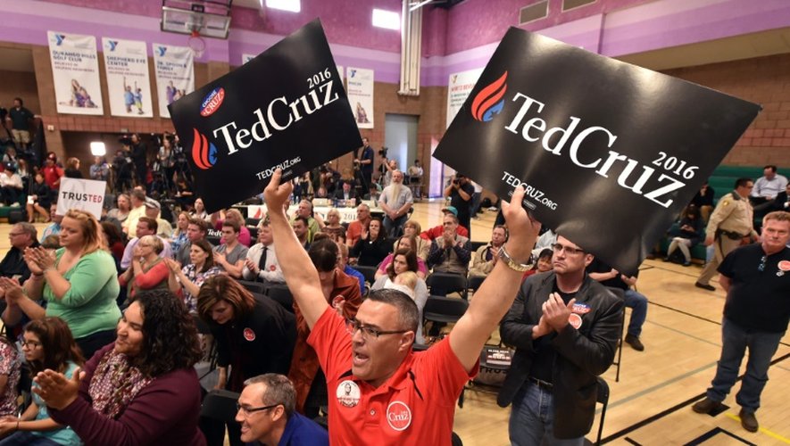 Les partisans de Ted Cruz le 22 février 2016 à Las Vegas dans le Nevada