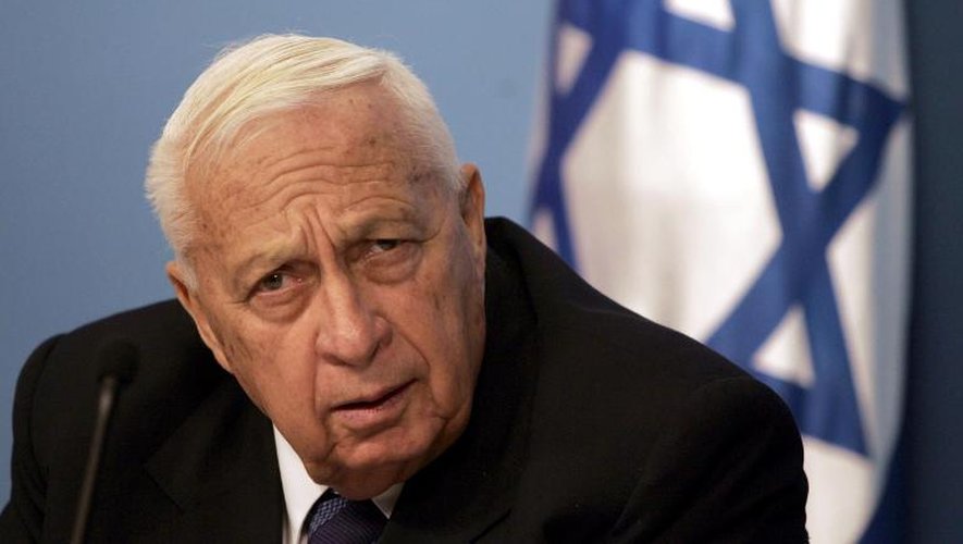 L'ancien Premier ministre israélien Ariel Sharon, le en 2005 à Jérusalem
