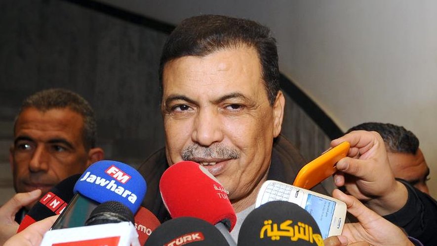 Bouali Mbarki, le secrétaire général adjoint du syndicat UGTT, le 27 décembre 2013 à Tunis