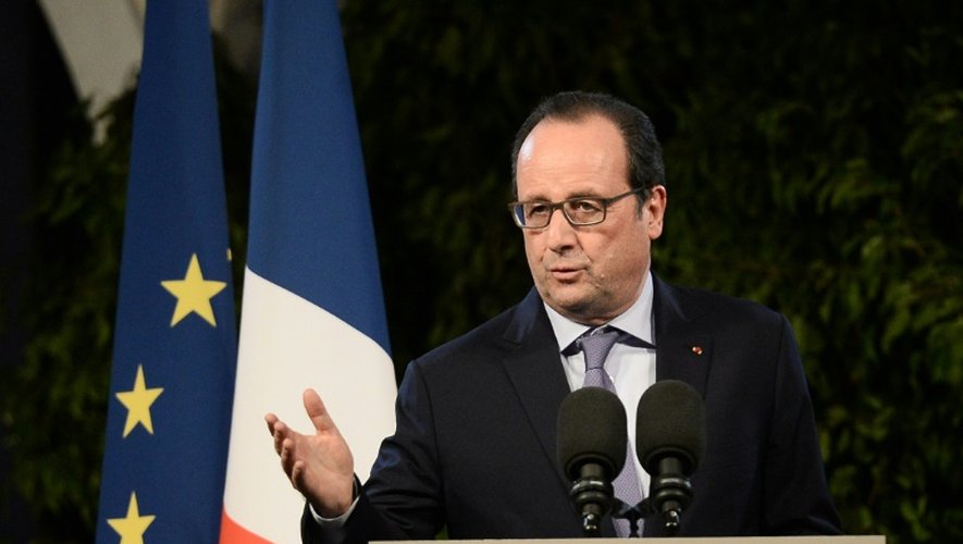 François Hollande à Lima le 23 février 2016, avant de se rendre en Argentine