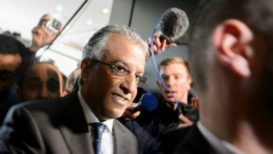Le Cheikh Salman, candidat à la présidence de la Fifa, le 25 février 2016 à Zurich