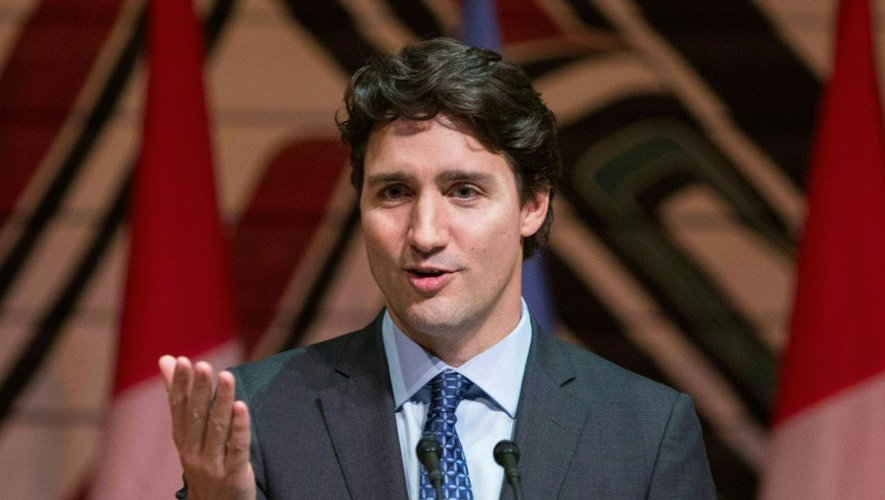 Le Premier ministre canadien Justin Trudeau à Gatineau au Québec, le 11 février 2016