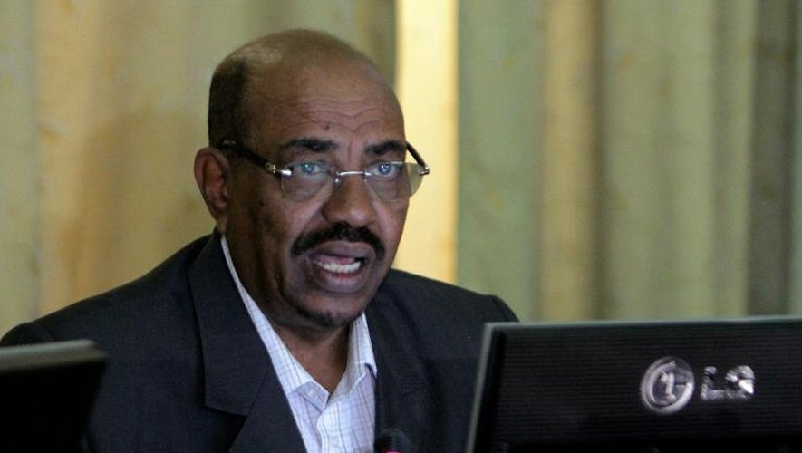 le président soudanais Omar el-Béchir le 10 décembre 2011 à Khartoum