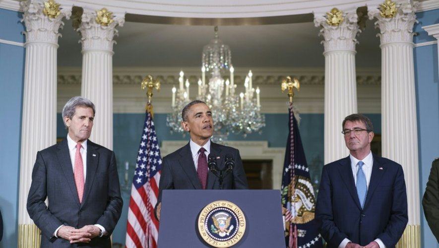 Le président américain, Barack Obama, à Washington après une réunion de son Conseil de sécurité nationale le 25 février 2016
