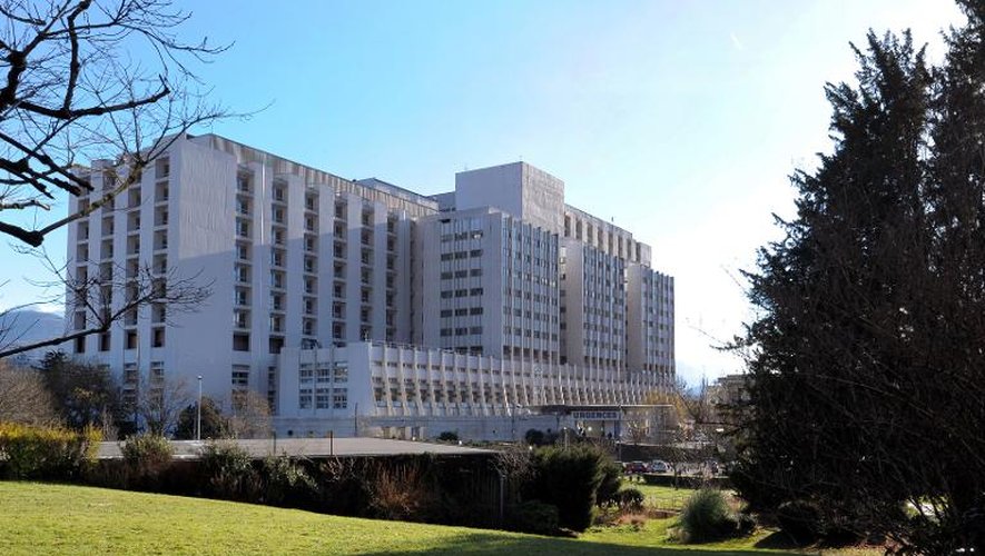 L'hôpital de Grenoble, le 5 janvier 2014