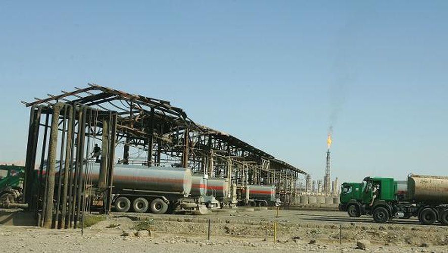 Les environs de la raffinerie de Baïji (nord de l'Irak), en novembre 2007