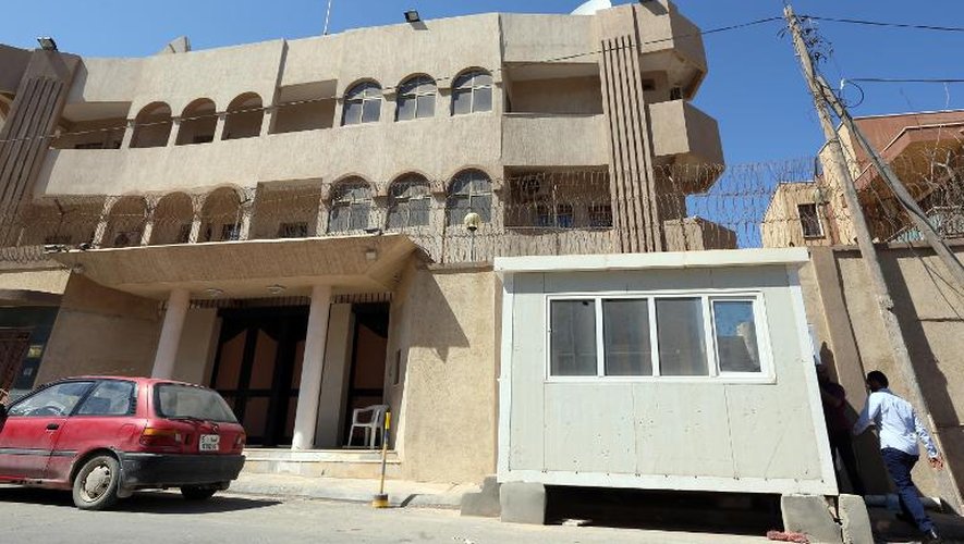 L'ambassade de Corée du Sud à Tripoli en Libye, le 12 avril 2015