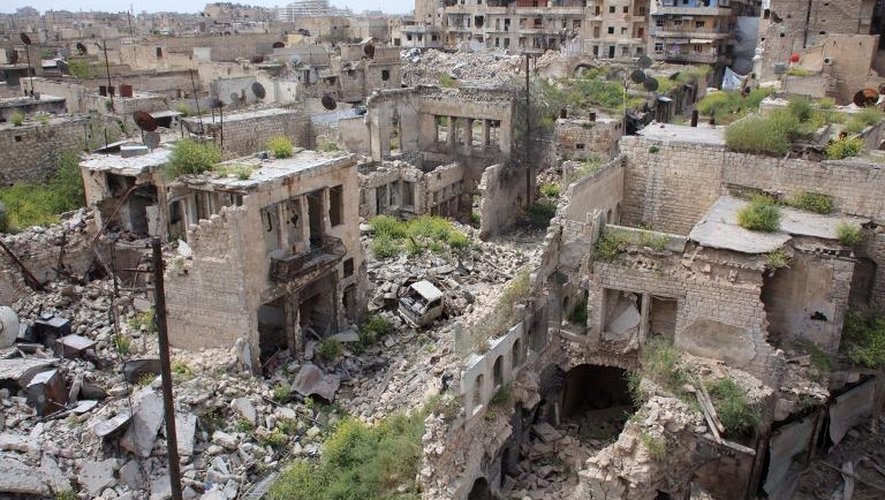 La ville syriene d'Alep, le 9 avril 2015
