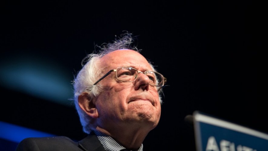 Bernie Sanders, candidat à la primaire démocrate, à Grand Prairie, Texas, le 27 février 2016