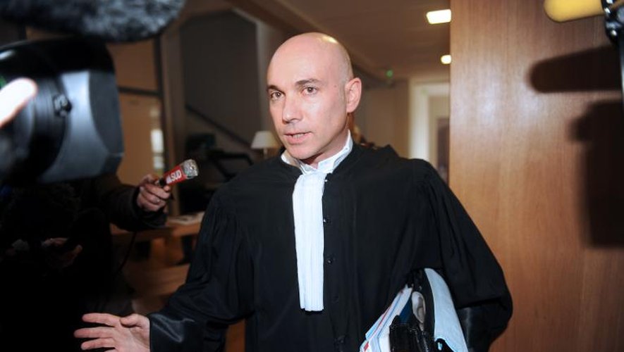 Jacques Verdier, avocat de Dieudonné, le 8 janvier 2014 à Pau