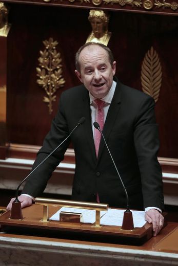 Le député PS Jean-Jacques Urvoas le 29 janvier 2013 à l'Assemblée nationale à Paris