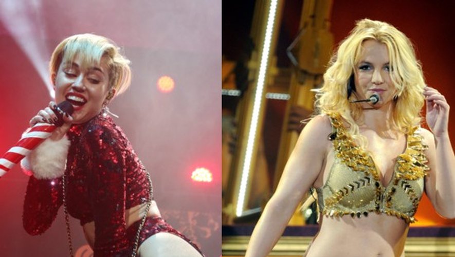 Miley Cyrus et Britney Spears trop hot et sexy selon le CSA - Les clips Work B**ch et Wrecking Ball censurés ! VIDEOS