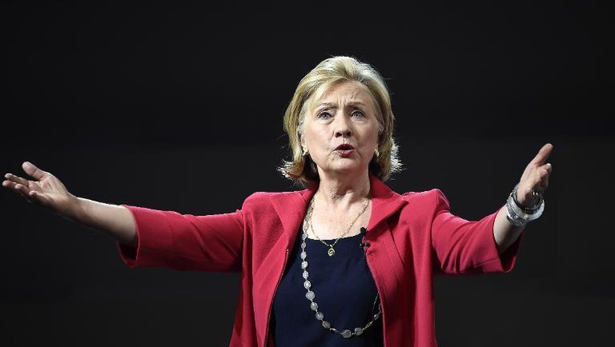 Hillary Clinton, lors d'une conférence à Mexico, le 5 septembre 2014