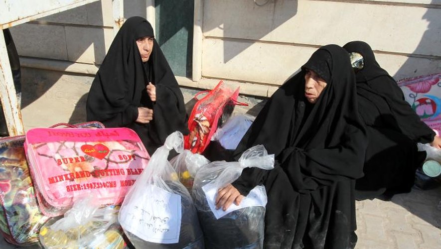 Des Irakiens ont fui Falloujah pour Kerbala le 9 janvier 2014