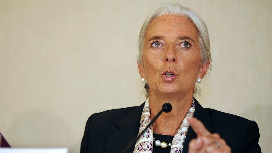 La directrice générale du FMI, Christine Lagarde, le 7 janvier 2014 à Nairobi