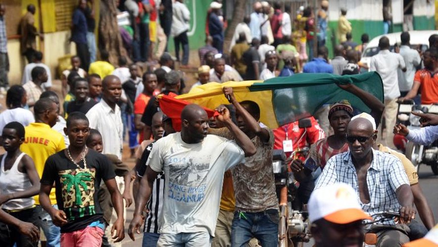 Manifestation de l'opposition guinéenne le 22 janvier 2015 à Conakry