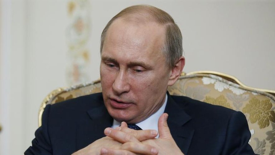 Le Président russe Vladimir Poutine le 13
avril 2015