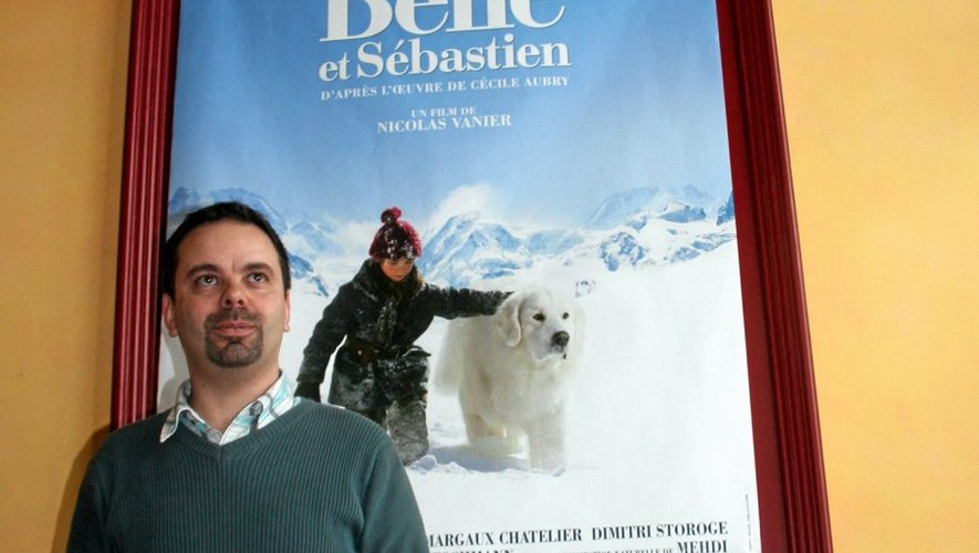 Le responsable de La Strada, Arnaud Segond devant un top de 2013, Belle et Sébastien.