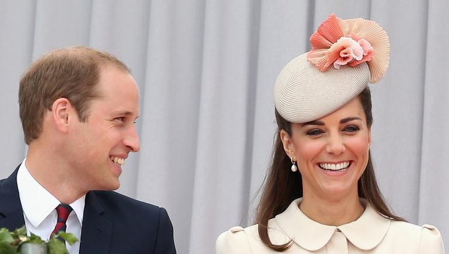Le prince William et sa femme Kate, duc et duchesse de Cambridge, le 4 août 2014 aux cérémonies commémorant le centenaire de l'invasion de la Belgique par l'Allemagne et le début de la 1ère guerre mondiale