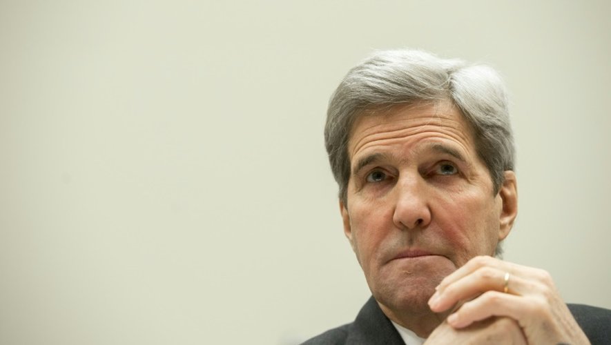 Le secrétaire d'Etat américain John Kerry, le 25 février 2016 à Washington