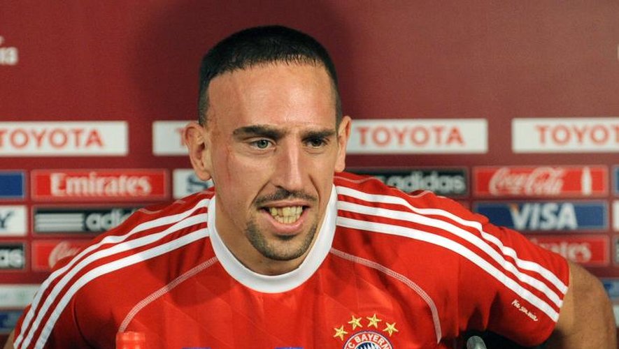 Franck Ribery le 15 décembre 2013 à Agadir