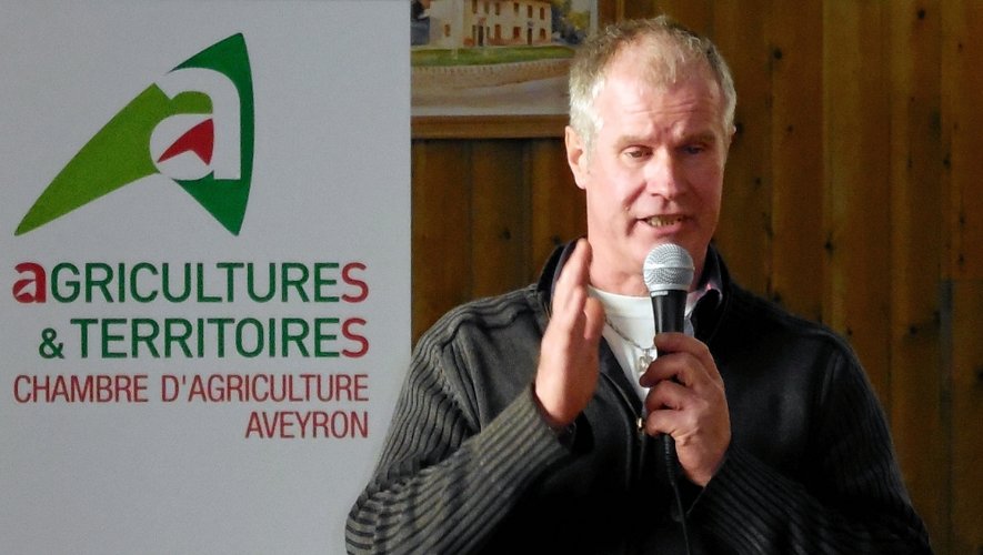 Claude Rabayrol est le président du comité de pilotage organisateur de ce «farm-dating»
à La Fouillade.