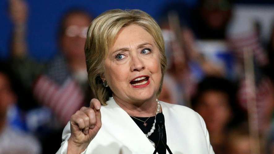 Hillary Clinton le 1er mars à Miami après les résultats du "Super mardi"