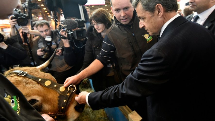 Nicolas Sarkozy au Salon de l'Agriculture le 2 mars 2016 à Paris