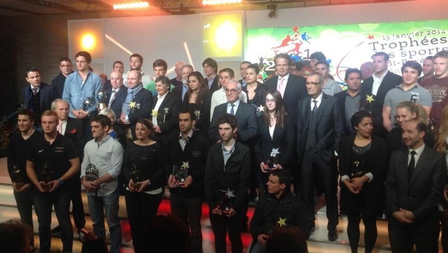 Les lauréats des Trophées des Sports Midi-Pyrénées au grand complet.