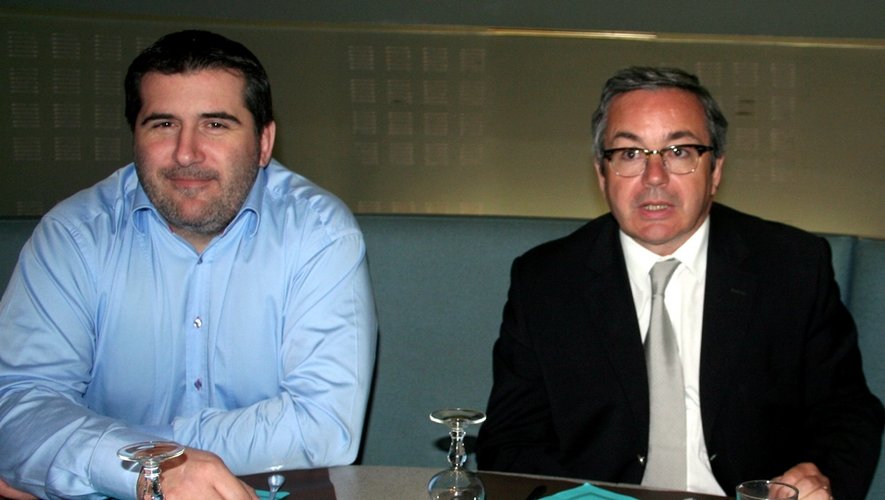 Gilbert Cayron (ici à gauche) soutiendra la candidature de David Delpérié.