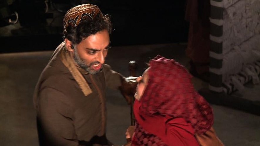Une scène de "Thumbprint", un opéra présenté à New York, retrace l'histoire de Mukhtar Mai, violée sur ordre du conseil de son village en 2002, pour laver un "crime d'honneur"